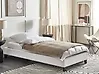 Bed without Headboard Fabric ROANNE 90 x 200 cm (EU Single) Light Grey