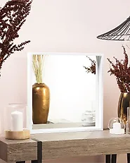 Wall Mirror BRIGNOLES 50 cm 50 cm White_1172118