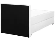 Boxspringbett Kunstleder PRESIDENT 90 x 200 cm Weiß_734720