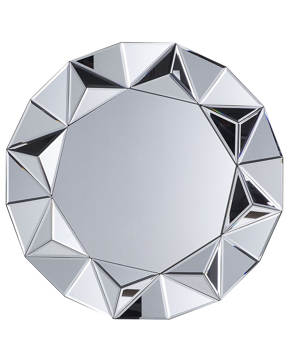 Wall Mirror HABAY 70 cm 70 cm Silver