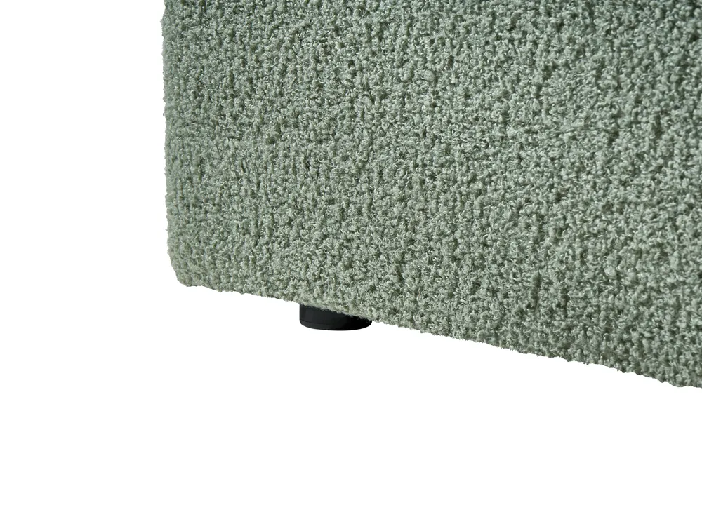 Ottoman Bed LORIENT Boucle Green 180 x 200 cm (EU Super King)_1040336