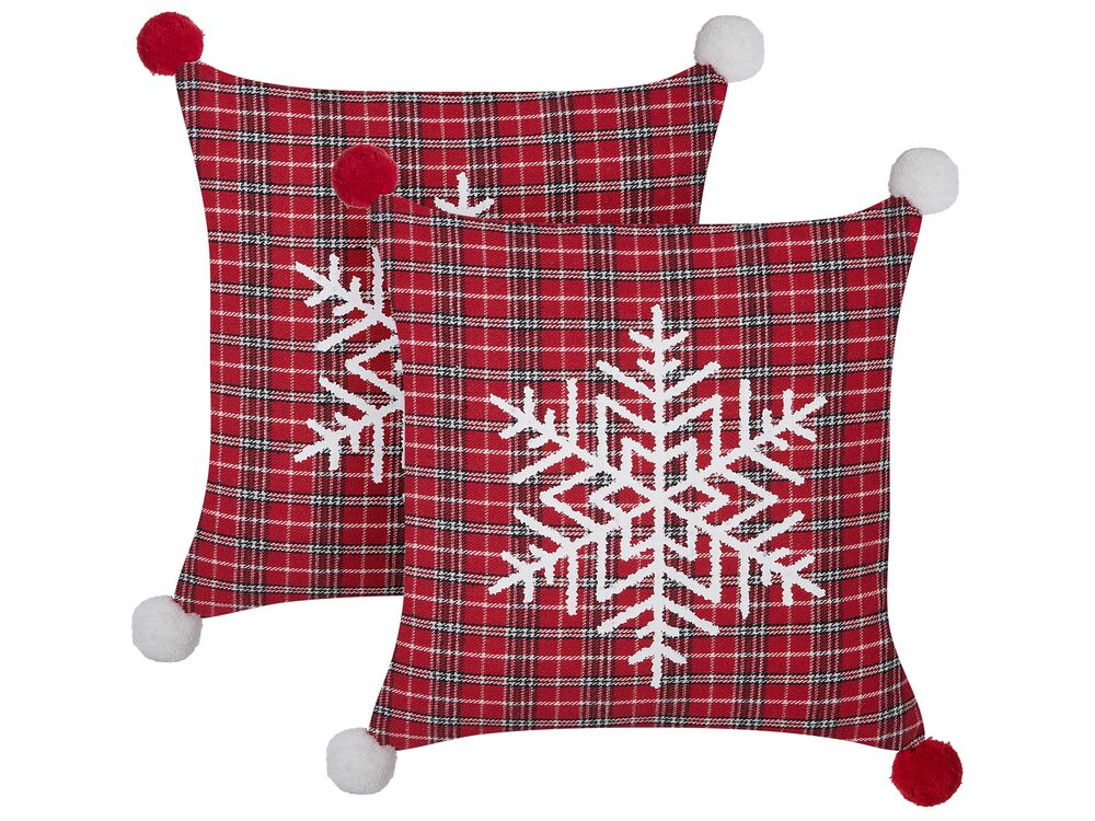 White and red pillows cheap
