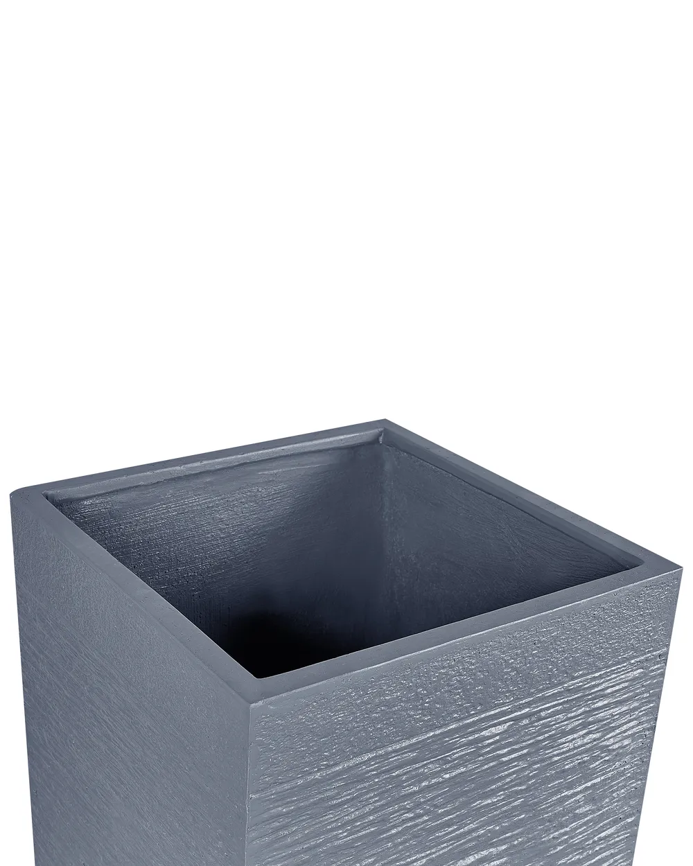 Quadratischer Blumentopf 40 Cm Aus Kunststoff – Mit Untersetzer, 35 Cm Hoch, Robust & Leicht Für Garten & Balkon