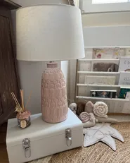Table Lamp ZARIMA Ceramic Pink_937993