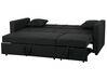 Sofa rozkładana czarna GLOMMA_718001