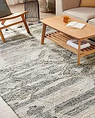 Rug ARATASHEN Grey 200 x 300 cm Kilim Wool_1184721