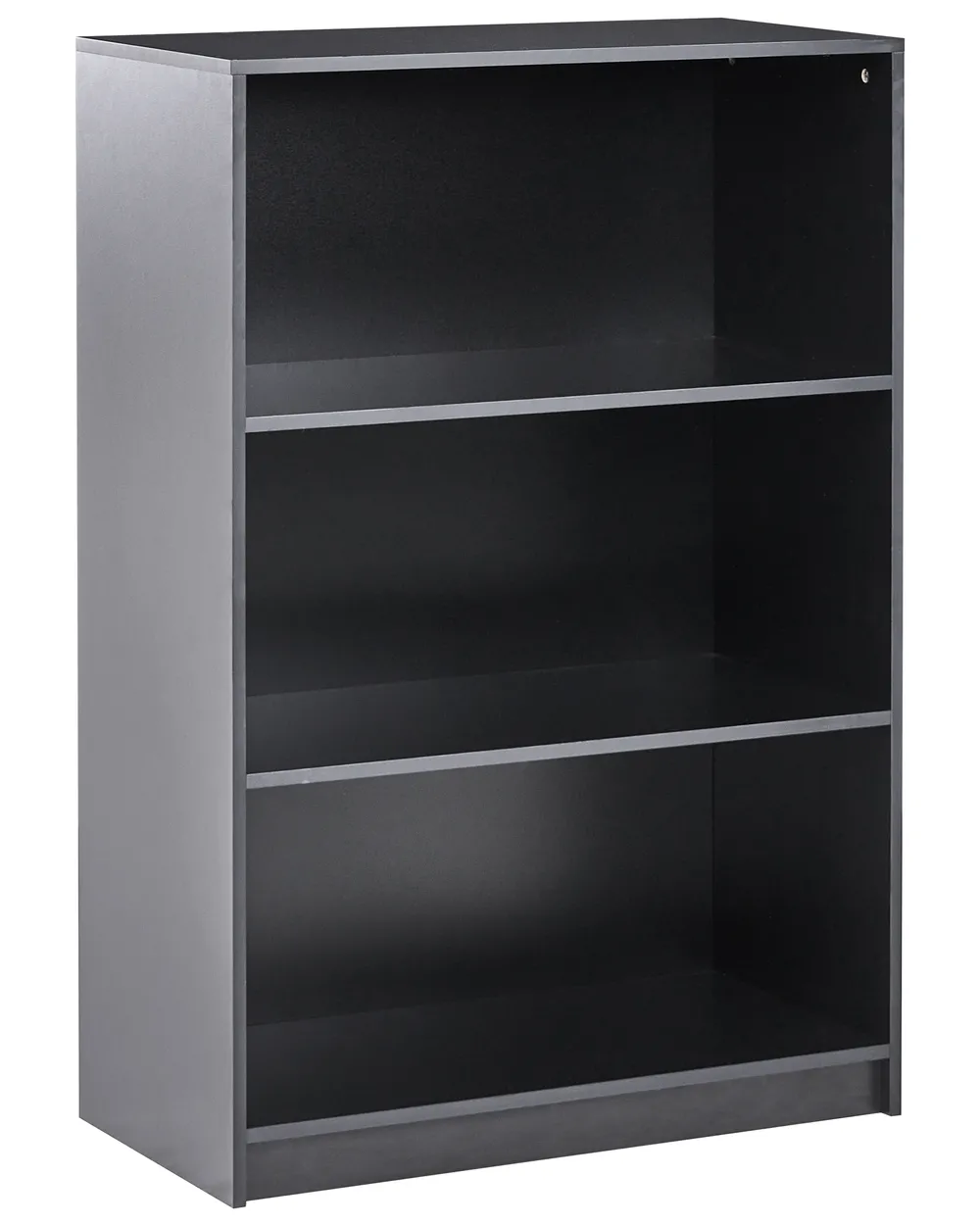 Regał na książki 3 półki ZEHNA 117 cm Czarny