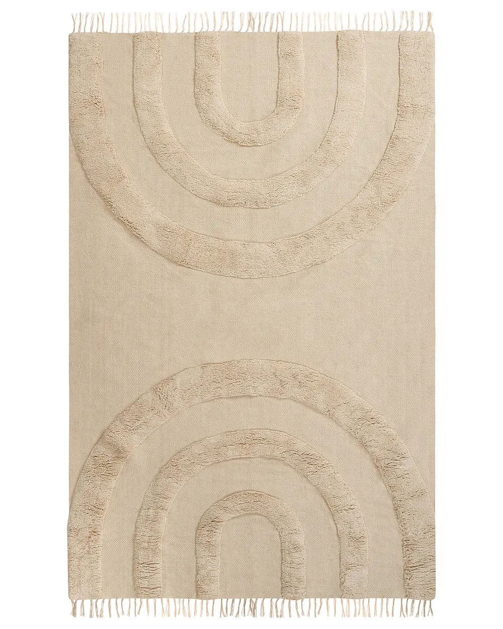 Kindervloerkleed NAKO  Beige 160 x 230 cm Katoen