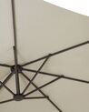 Grand parasol XL avec toile beige clair 270 x 460 cm SIBILLA_680027