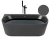 Badewanne 170 cm x 80 cm schwarz GOCTA_879137