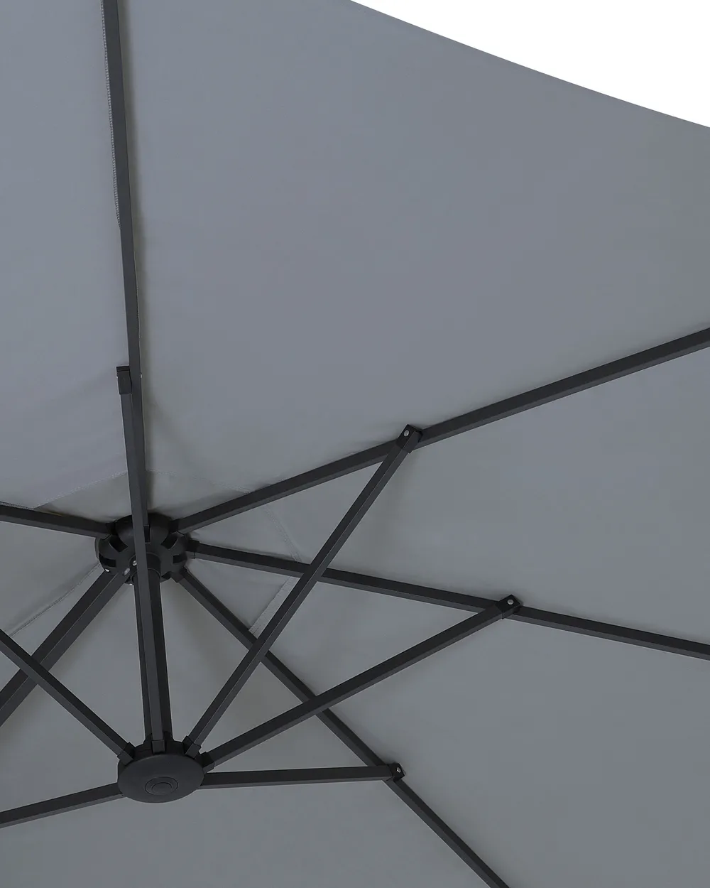 Patio Parasol 460 cm SIBILLA Grey_680013
