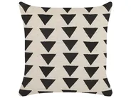 Sierkussen CERCIS 45 x 45 cm Katoen Beige geometrisch patroon_838593