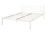 Bed Metal CUSSET 140 x 200 cm (EU Double) White_817990