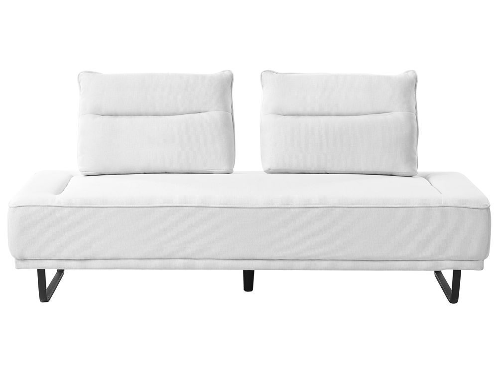 Sofa 3 Seater FAXEN Fabric White