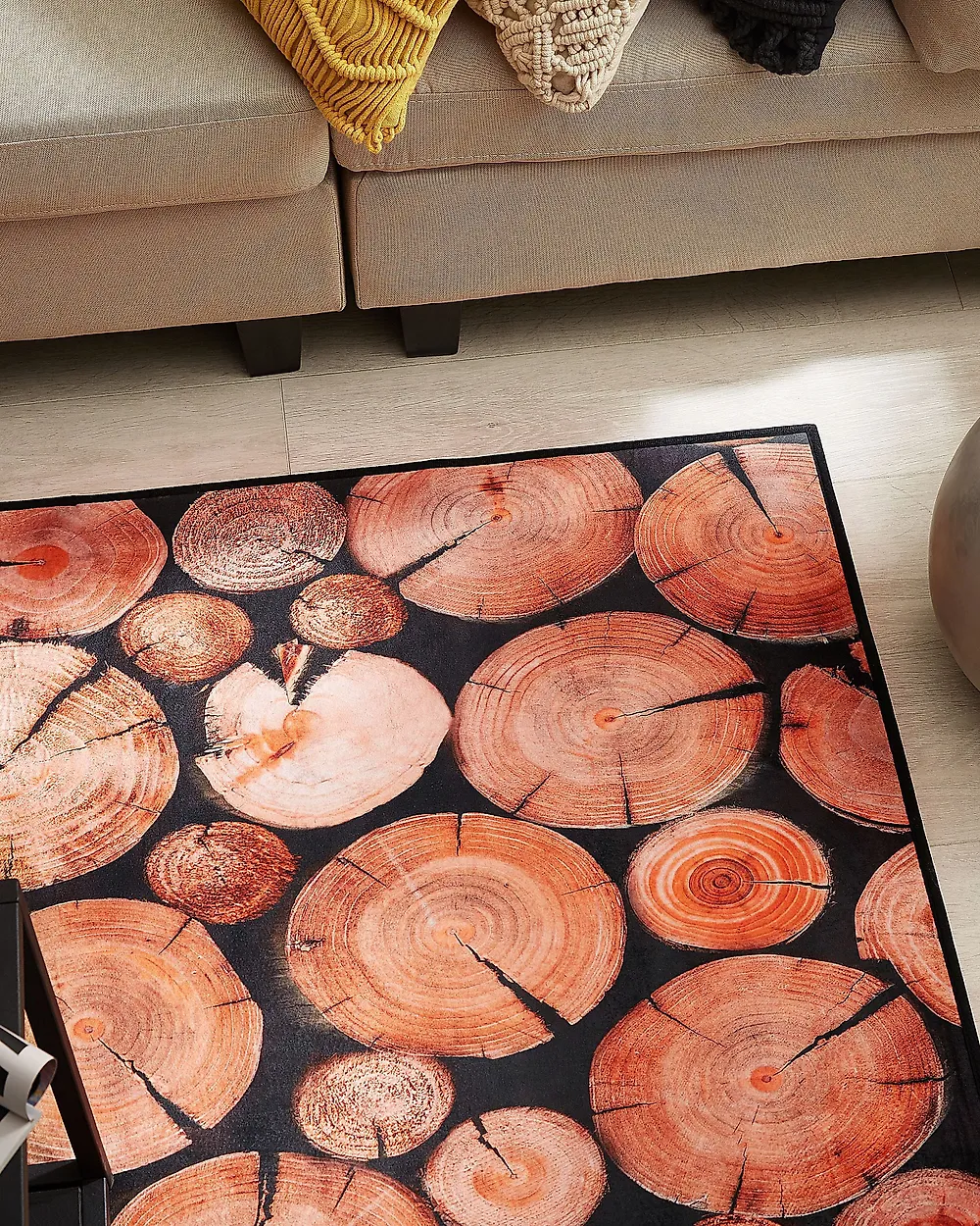 Rug KARDERE Brown 80 x 150 cm_1177791