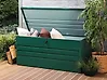 Storage Box CEBROSA 132 cm 62 cm Metal Dark Green