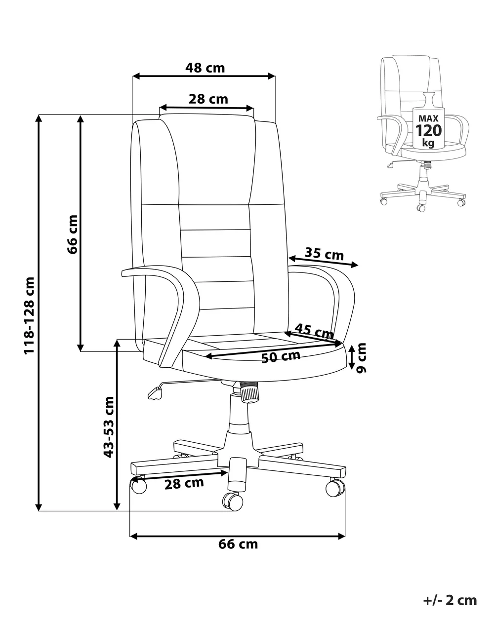Massage Chair DIAMOND with Heating Leather Beige_673509