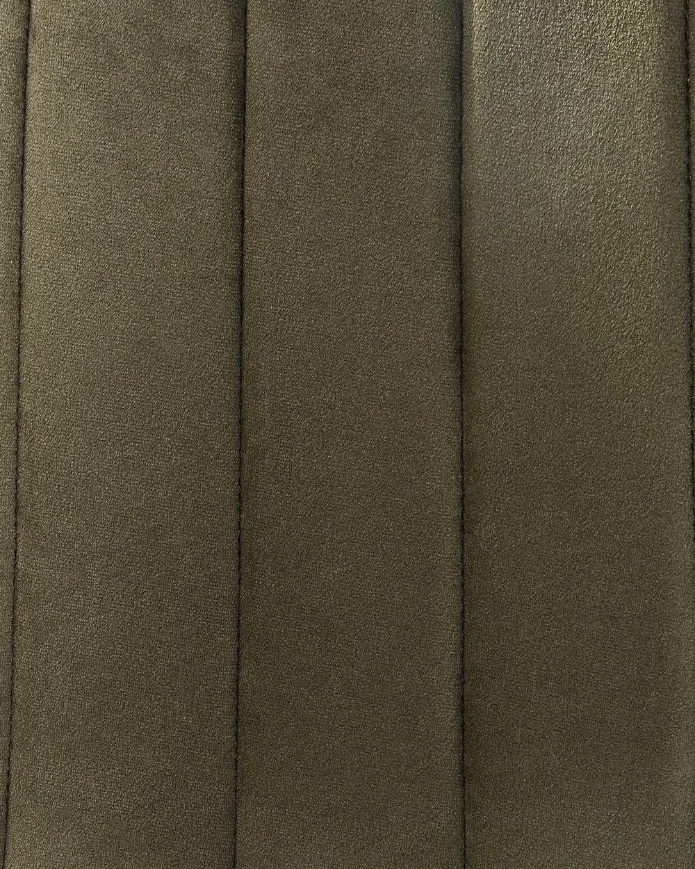 Set of 4 Dining Chairs KALISPELL Velvet Olive Green_1072312