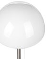 Lampada da tavolo argento e bianco 39 cm MORUGA_851514