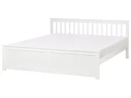 Bed Pine Wood OLENDON 180 x 200 cm (EU Super King) White_954892