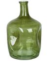 Glass Flower Vase 30 cm Green KERALA_830540
