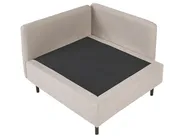 Modular Sofa 2 Seater EGERIS Fabric Beige_1067340