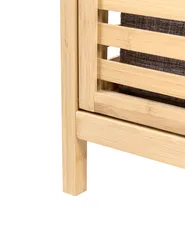 Tilt-Out Laundry Cabinet CEJAR 88 cm Bamboo Light Brown_1144747