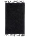 Vloerkleed katoen zwart 80 x 150 cm BITLIS_849081