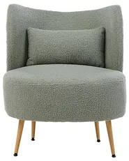 Armchair OTSBY II with Cushion Boucle Green_942056