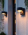Set of 2 Outdoor LED Wall Lights GOVIA Black