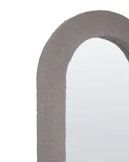 Wall Mirror CERVON 60 cm 120 cm Boucle Taupe_914824