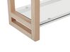 Home Office Set White and Light Wood JENKS/CLARITA_843326