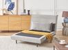 Velvet Single Sofa Bed Light Grey SETTEN_875010