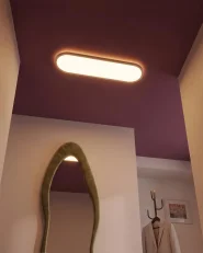 LED Ceiling Lamp CLARELLA with Remote with Dimmer White_1131938