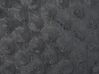 Manta de poliéster gris oscuro/blanco 200 x 220 cm KANDILLI_787303