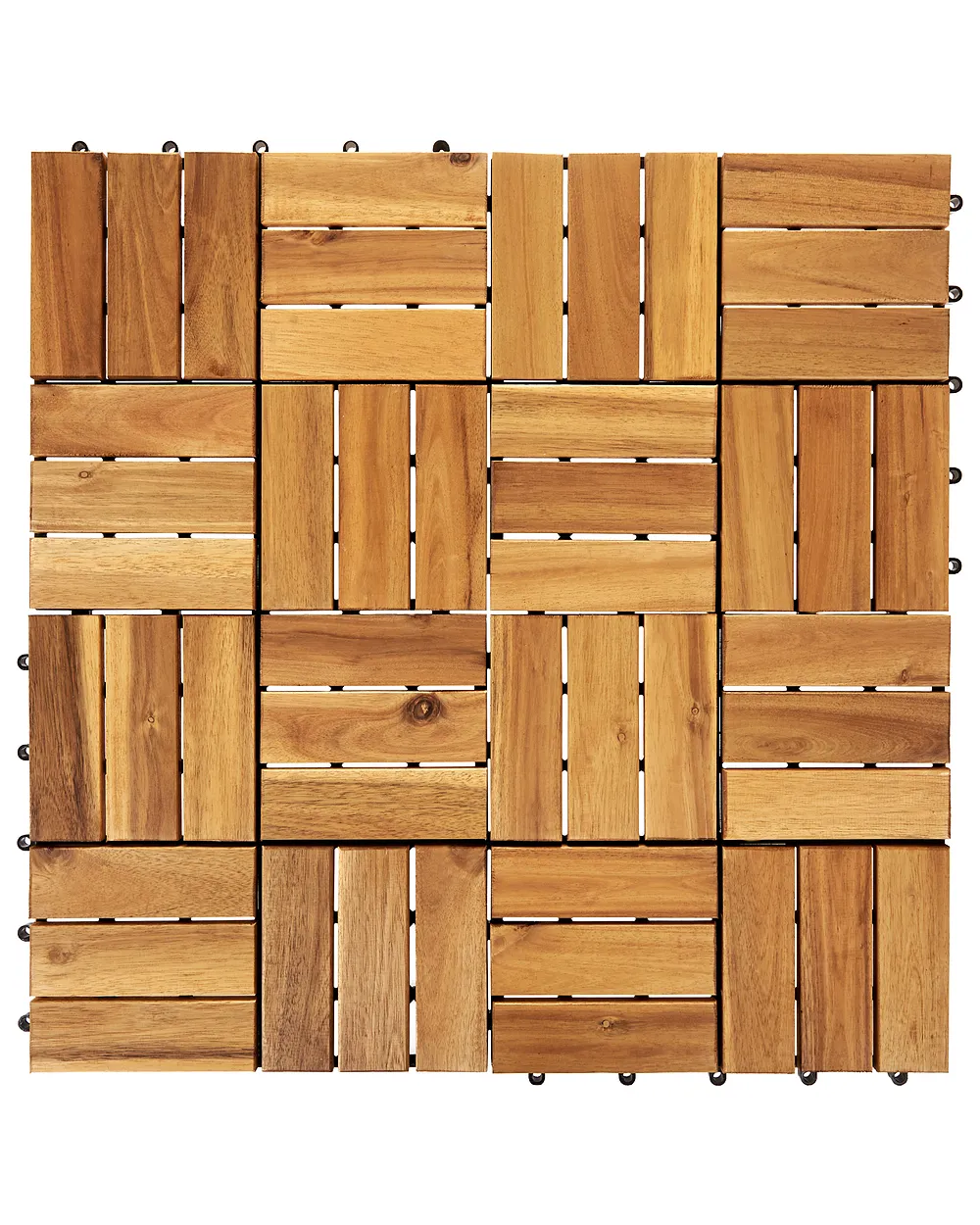 Rivestimenti e piastrelle da esterno ACERENZA Legno di acacia certificato Naturale_957689