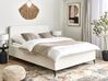 Boucle EU King Size Bed Off-White VALOGNES_930557