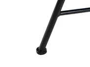 Zestaw mebli balkonowych Składane COMISO Metal Czarny/ biały_982152