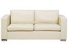 Leather Living Room Set Cream HELSINKI_704049