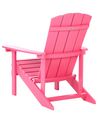 Krzesło ogrodowe różowe ADIRONDACK_918252