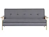 Sofa Bed 3 Seater TJORN Fabric Grey