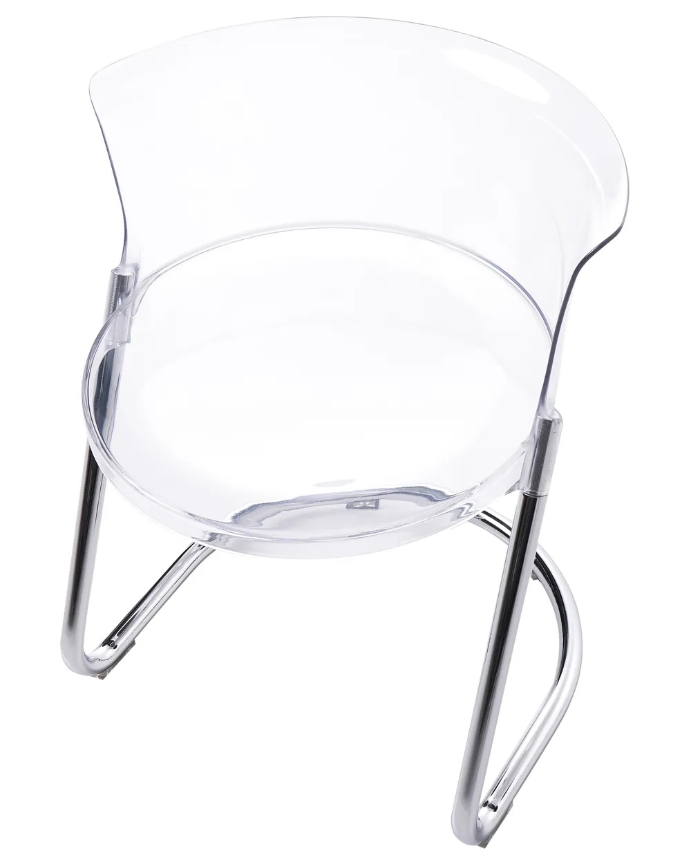 Set of 2 Dining Chairs OSHKOSH Transparent_1107596