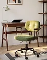 Desk Chair ALGERITA Fabric Green