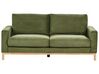 5-Sitzer Sofa Set Cord grün / hellbraun SIGGARD_920923