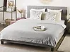 Blanket GELIK 180 x 200 cm Light Grey
