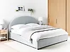 Ottoman Bed VAUCLUSE Chenille Light Blue 180 x 200 cm (EU Super King)