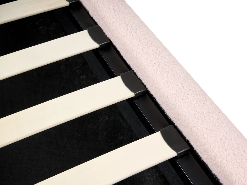 Ottoman Bed BLAGNAC Boucle Pink 90 x 200 cm (EU Single)_1026339