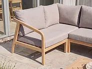 Garden Right-Hand Corner Section RIVELLO Acacia Wood Light Brown_1156231