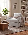 Armchair ALLA Fabric Light Grey