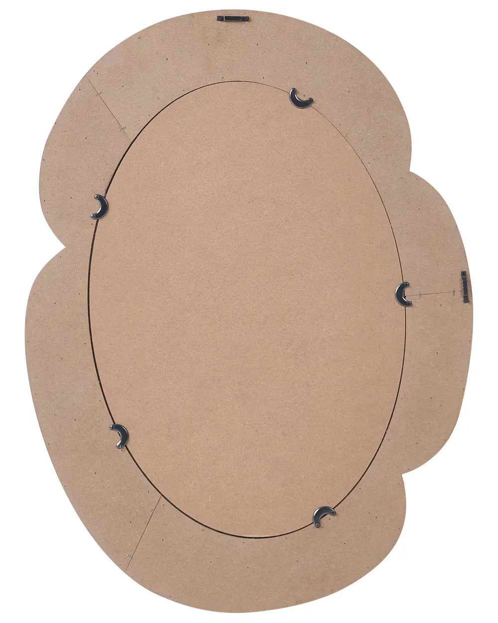 Wall Mirror ALVENA 60 cm 80 cm Beige_1057665